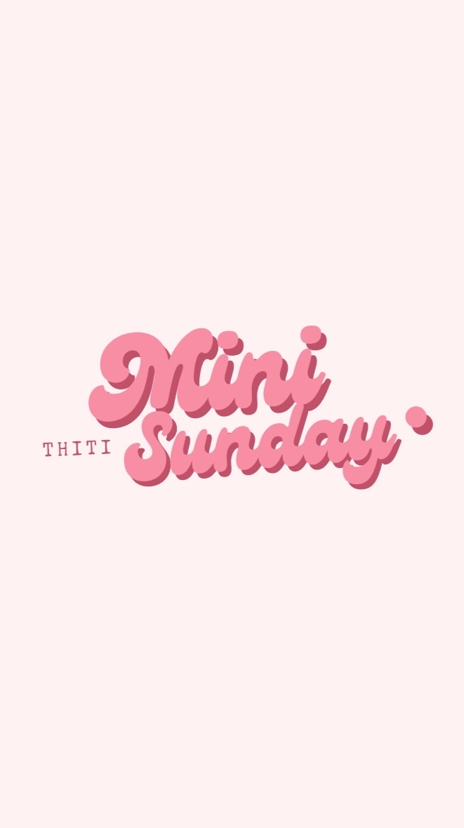 Minisunday.Thiti🌷✨