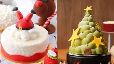【2019耶誕甜點必吃清單TOP10】耶誕節怎麼可以沒吃到「可愛造型耶誕甜點」～會旋轉的聖誕樹巧克力、耶誕老公公倒頭栽太可愛！