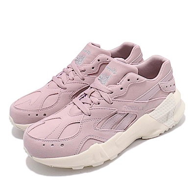 品牌: REEBOK型號: DV6309AZTREK Double經典 復古 舒適老爹鞋 穿搭 粉紫 米白
