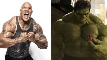 當巨石強森演綠巨人浩克？社群網站這張照片讓大家笑翻