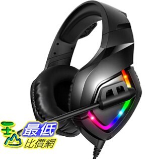 [8美國直購] 遊戲耳機 RUNMUS Gaming Headset PS4 Headset with 7.1 Surround Sound, Xbox One Headset with Noise 