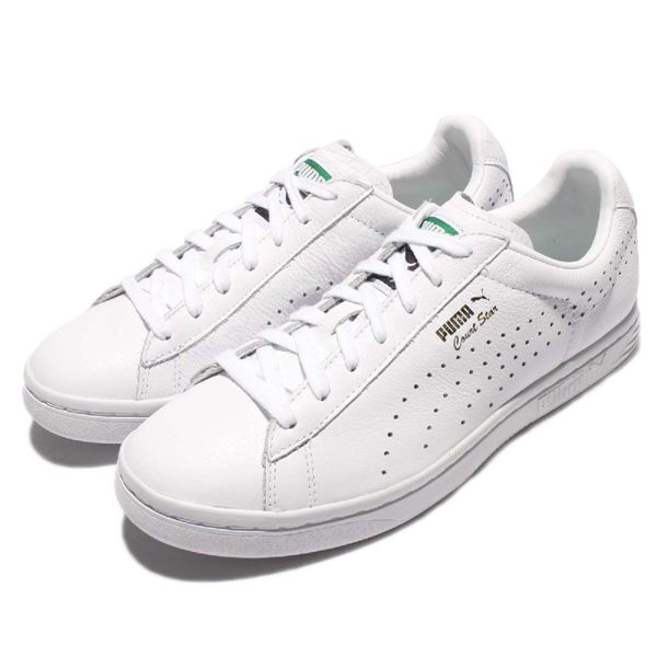 Puma 復古網球鞋 Court Star NM 白 全白 金標 洞洞 休閒鞋 男鞋 女鞋【PUMP306】 35788301