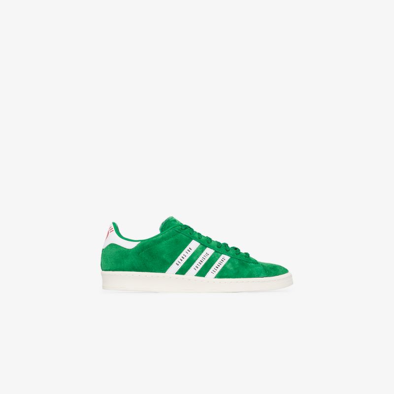 adidas X Human Made green campus sneakers