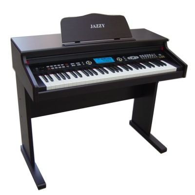 標準61鍵 數位力度電鋼琴 最新滑蓋設計 防夾手 數位液晶顯示螢幕 力度鍵 高級仿鋼琴厚鍵初學者福音比買市面電子琴便宜