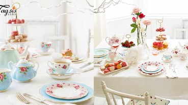 少女的情懷！精緻女孩家裡必備花花餐碟〜來一個粉色花花世界下午茶！