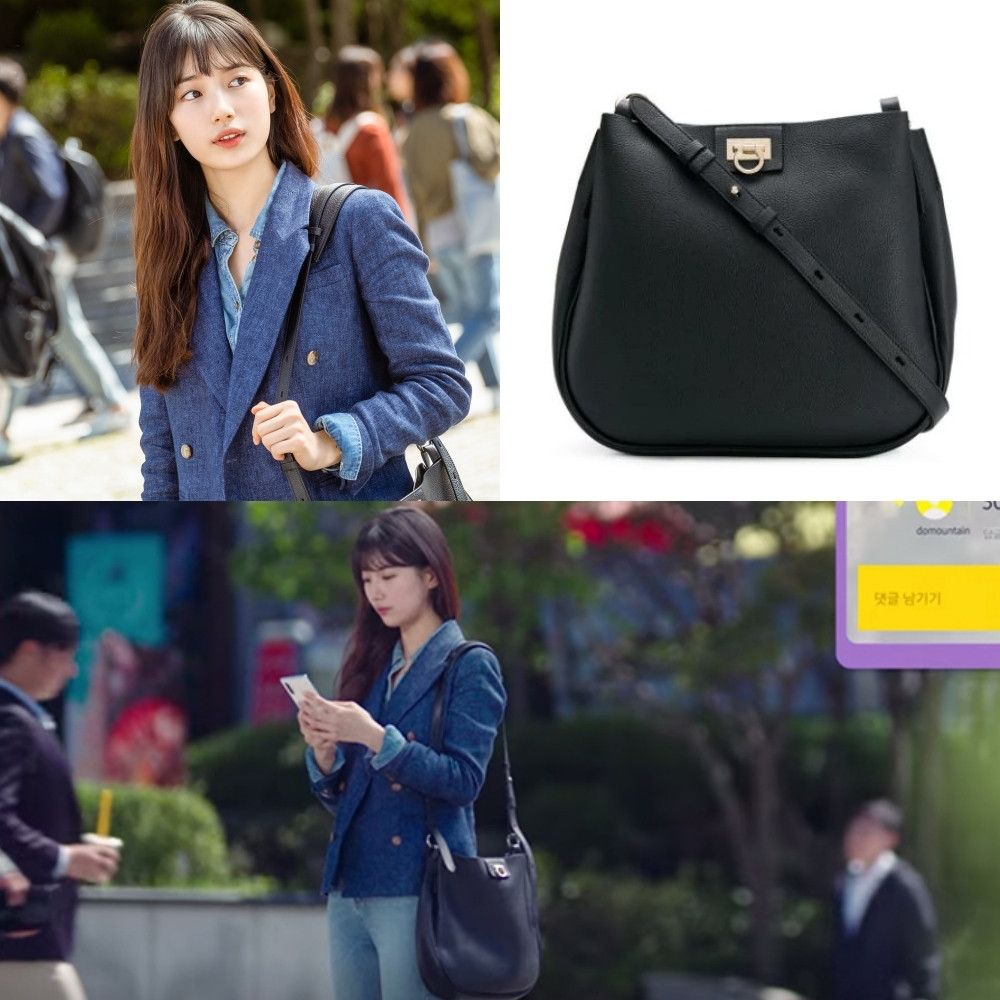 《Start-Up》秀智包包3：Salvatore Ferragamo GANCINI HOBO BAG，約NT41,000