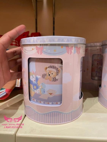 上海迪士尼國內代購達菲熊雪莉玫音樂盒擺件卡通擺飾