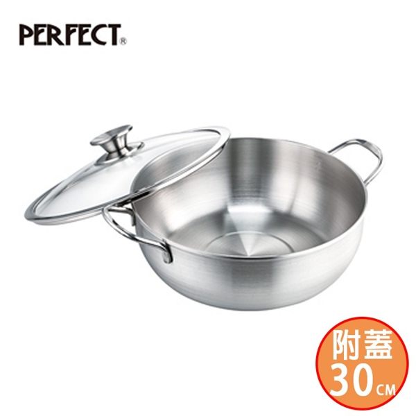 ◆採用316不鏽鋼，極厚1.0mm鋼材 ◆另附鍋蓋 ◆適用電爐、電磁爐、鹵素盧、電陶爐、瓦斯爐