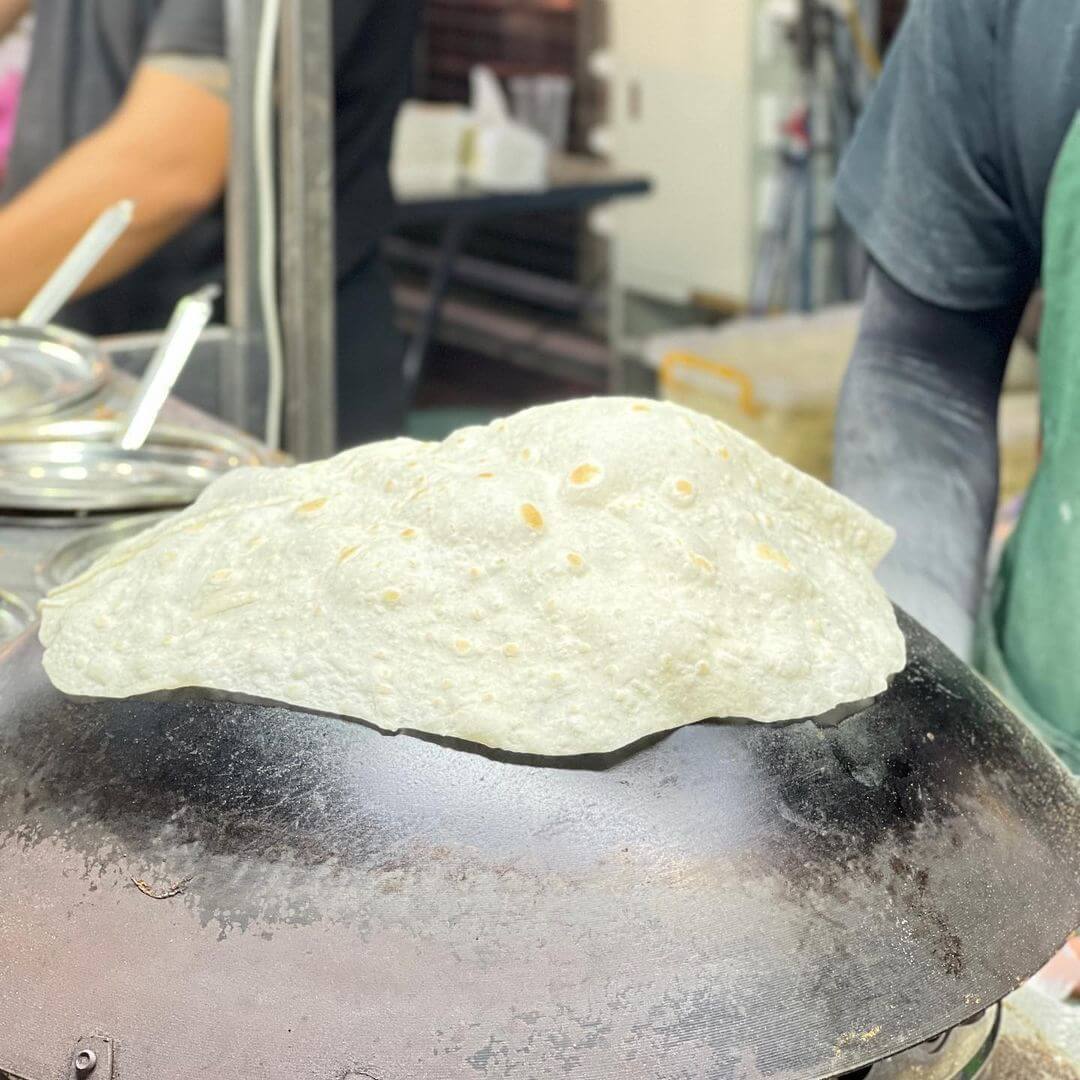 台中大慶夜市美食|印度阿三甩餅