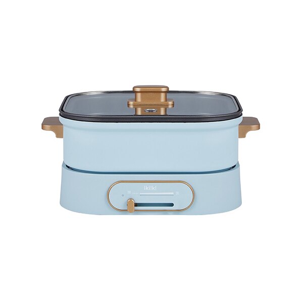 【ikiiki伊崎家電】2in1方型煮藝鍋 快煮鍋 電火鍋【JC科技】