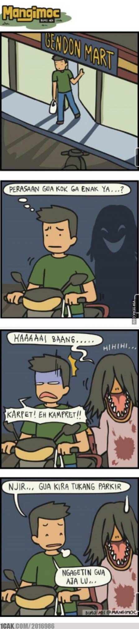 14 Meme Tukang Parkir Yang Suka Muncul Tiba Tiba Ini Lawak Abis