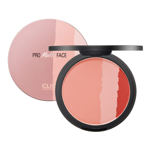 CLIO珂莉奧三色立體腮紅修容餅 02 微醺少女【康是美】新品上市