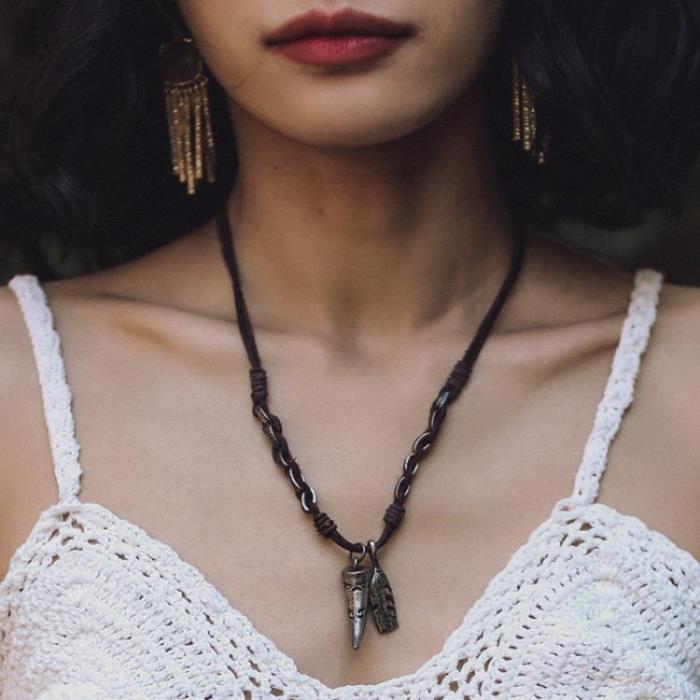 比基尼 原創設計針織流蘇球白色背心比基尼 冰淇淋