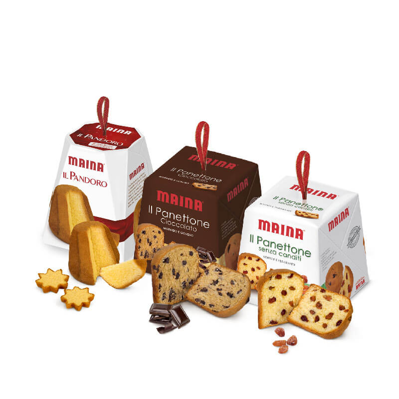 【義大利】MAINA潘多酪黃金蛋糕(Pandoro) 潘娜朵尼傳統蛋糕