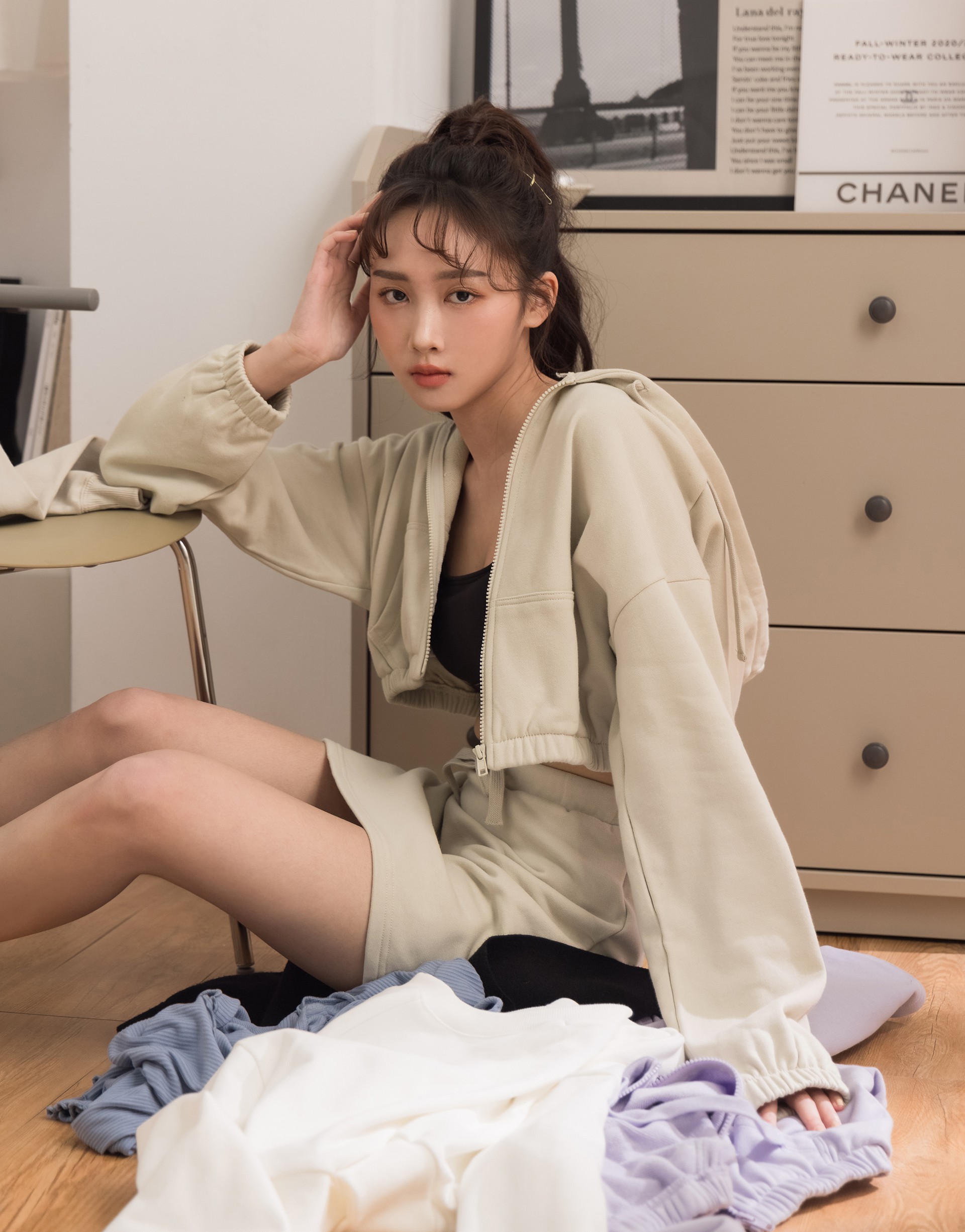 MIT 小時髦日常短版連帽外套-PAZZO