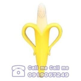 Baby Banana 嬰幼兒學習剝皮香蕉牙刷(0-1歲用)★衛立兒生活館★