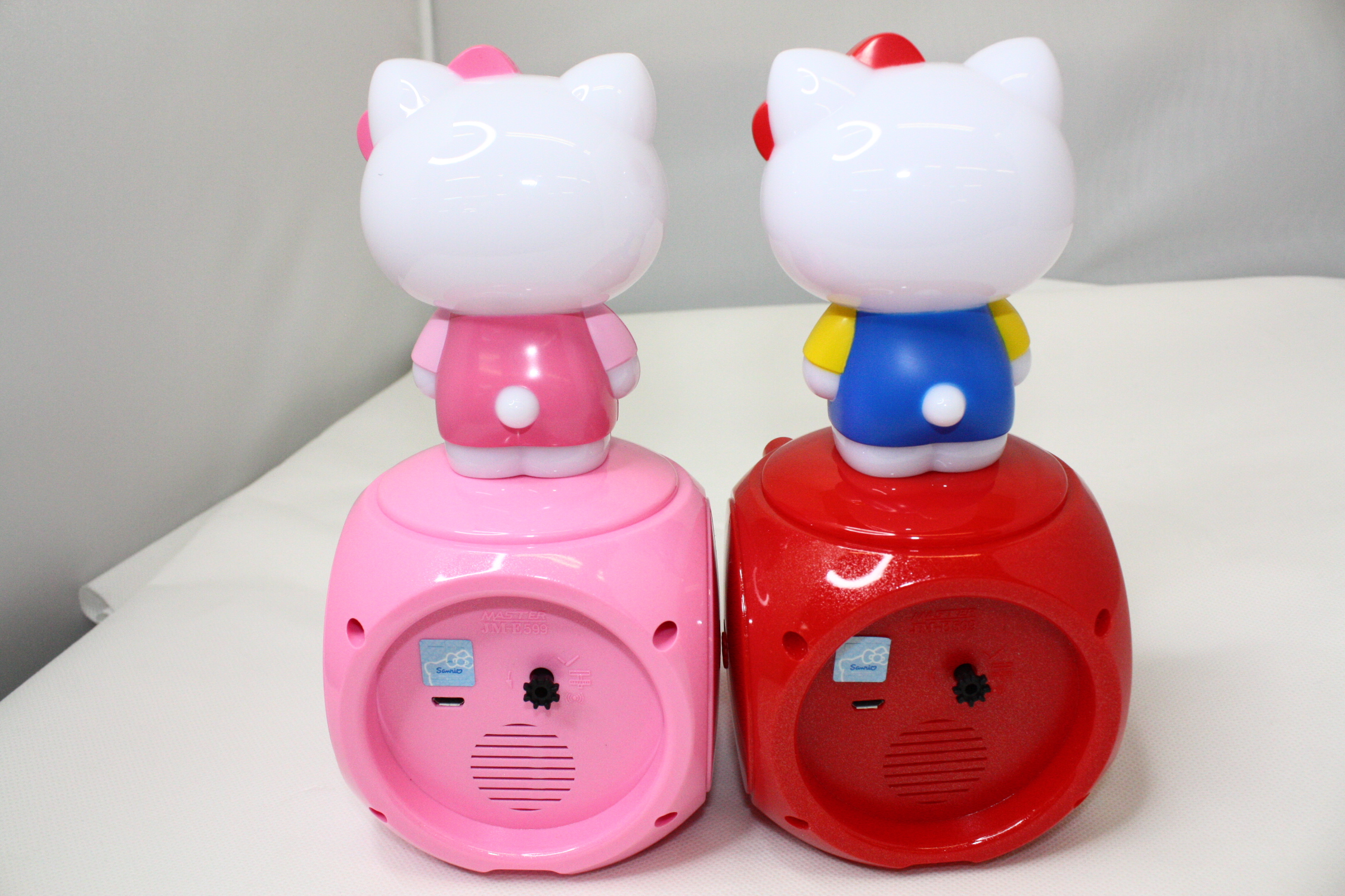 大賀屋 hello kitty 觸控 夜燈 時鐘 鬧鐘 台灣製 粉 紅 凱蒂貓 三麗鷗 正版 授權T0001 80-81