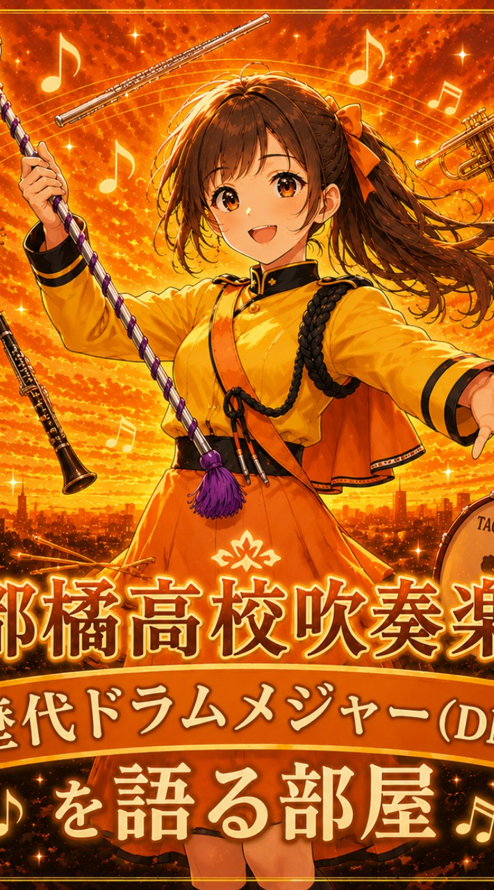 🎷🎸🎺🎻オレンジの悪魔の歴代ドラムメジャー推し集合！🍊😈