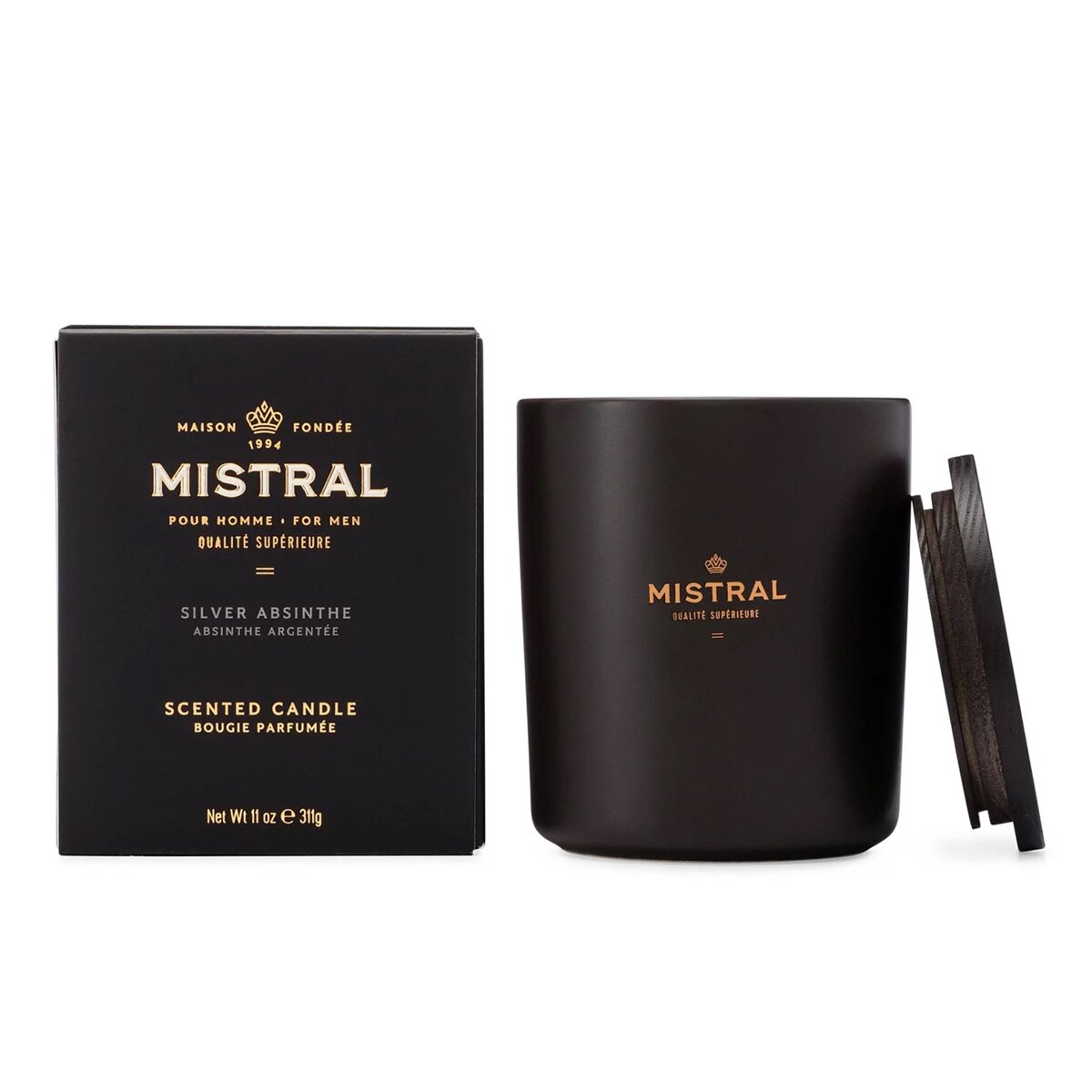 【紳士用品專賣】美國 Mistral - 艾碧斯 香氛蠟燭（Silver Absinthe）