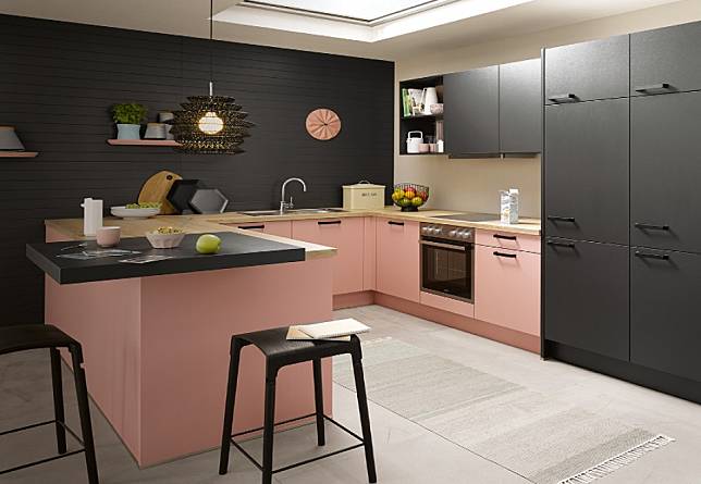 Inspirasi Desain Dapur Bergaya Feminim Tidak Melulu Pakai Warna Pink Furnizing Com Line Today