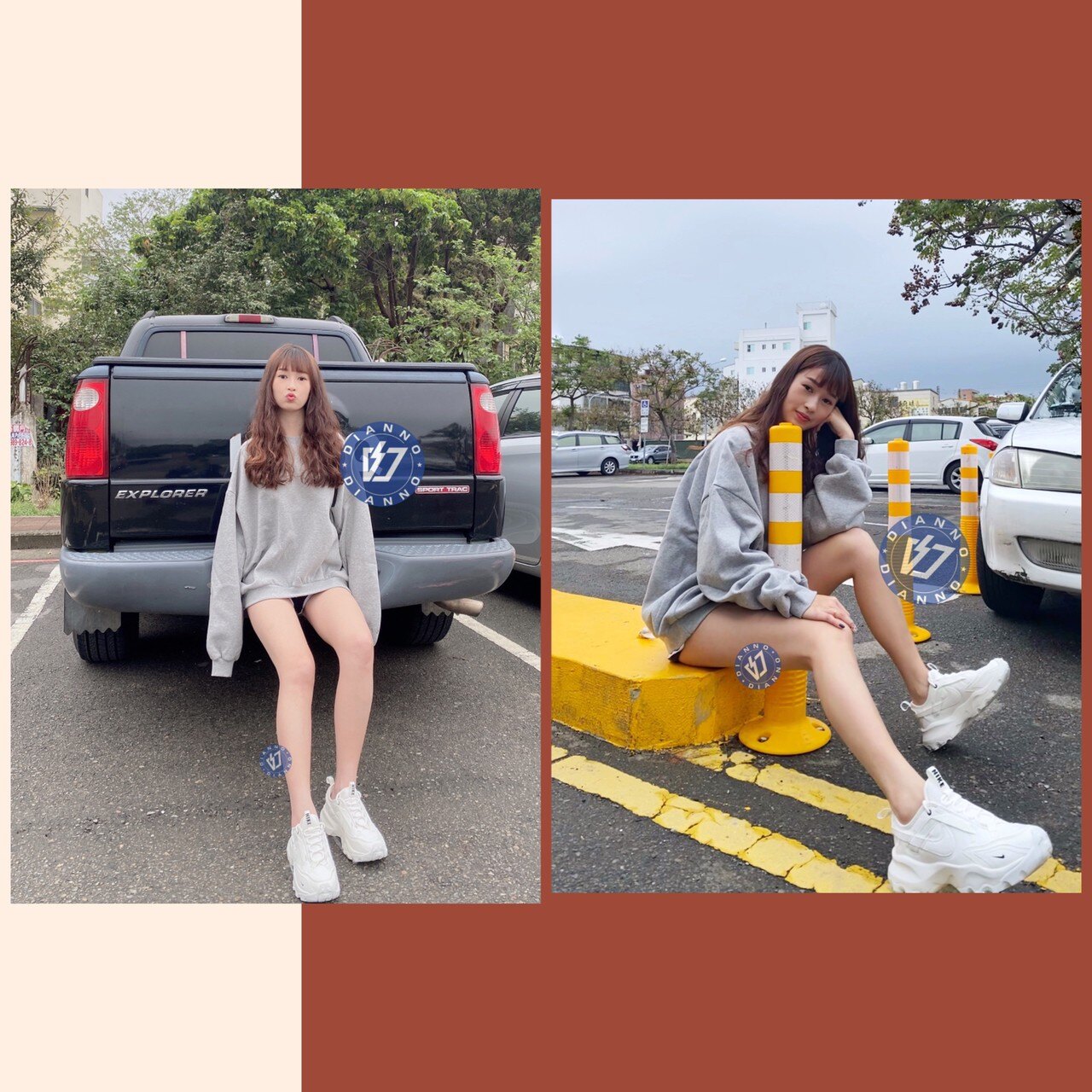 帝安諾-實體店面 Nike TC 7900 現貨 米白 小白鞋 全白 增高 厚底 老爹鞋 DD9682-100