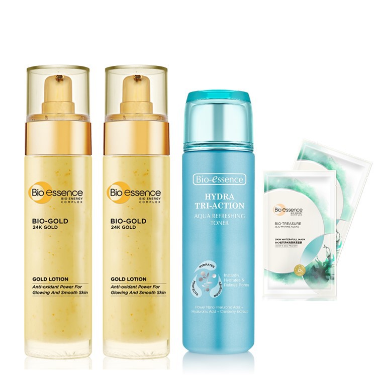 商品規格/容量【Bio-essence碧歐斯】BIO金萃黃金滋養乳100ml 【黃金滋養 潤澤煥膚】1. 添加生物能量複合素，專利配方能幫助24K BIO黃金迅速滲透肌底，深層修護肌膚，淡化歲月痕跡，