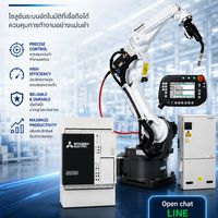 PLC Mitsubishi & Robot Panasonic