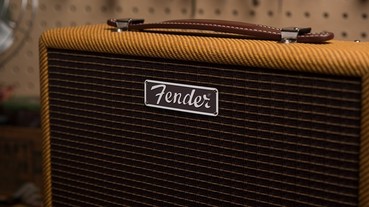美式復古味爆棚！Fender 再推 Monterey Tweed 藍牙音箱，金黃色布網、焦糖色牛皮把手重現經典
