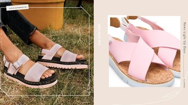 夏天涼鞋也要粉色系！Dr. Martens、UGG，露出腳趾的季節也要粉嫩嫩的！