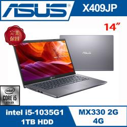 ◎1T HDD超狂容量xMX 330獨顯x輕1.6kg|◎ASUS X409JP-0041G1035G1 星空灰|◎10代i5★MX330獨顯★1T HDD超狂容量↘新機降三千商品名稱:X409JP品