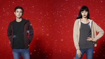 高良健吾、中條彩未 代言 GU 「最強禦寒」保暖系列