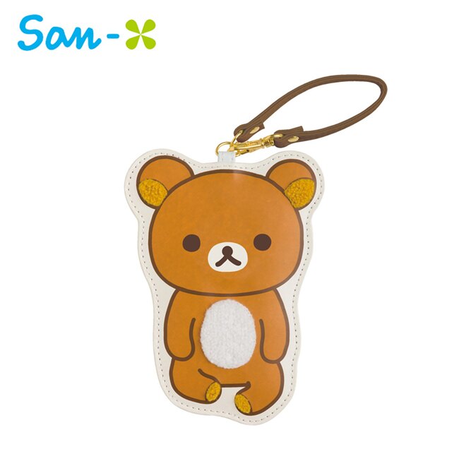 【日本正版】拉拉熊 造型票卡夾 票夾 證件套 悠遊卡夾 懶懶熊 Rilakkuma San-X 712590