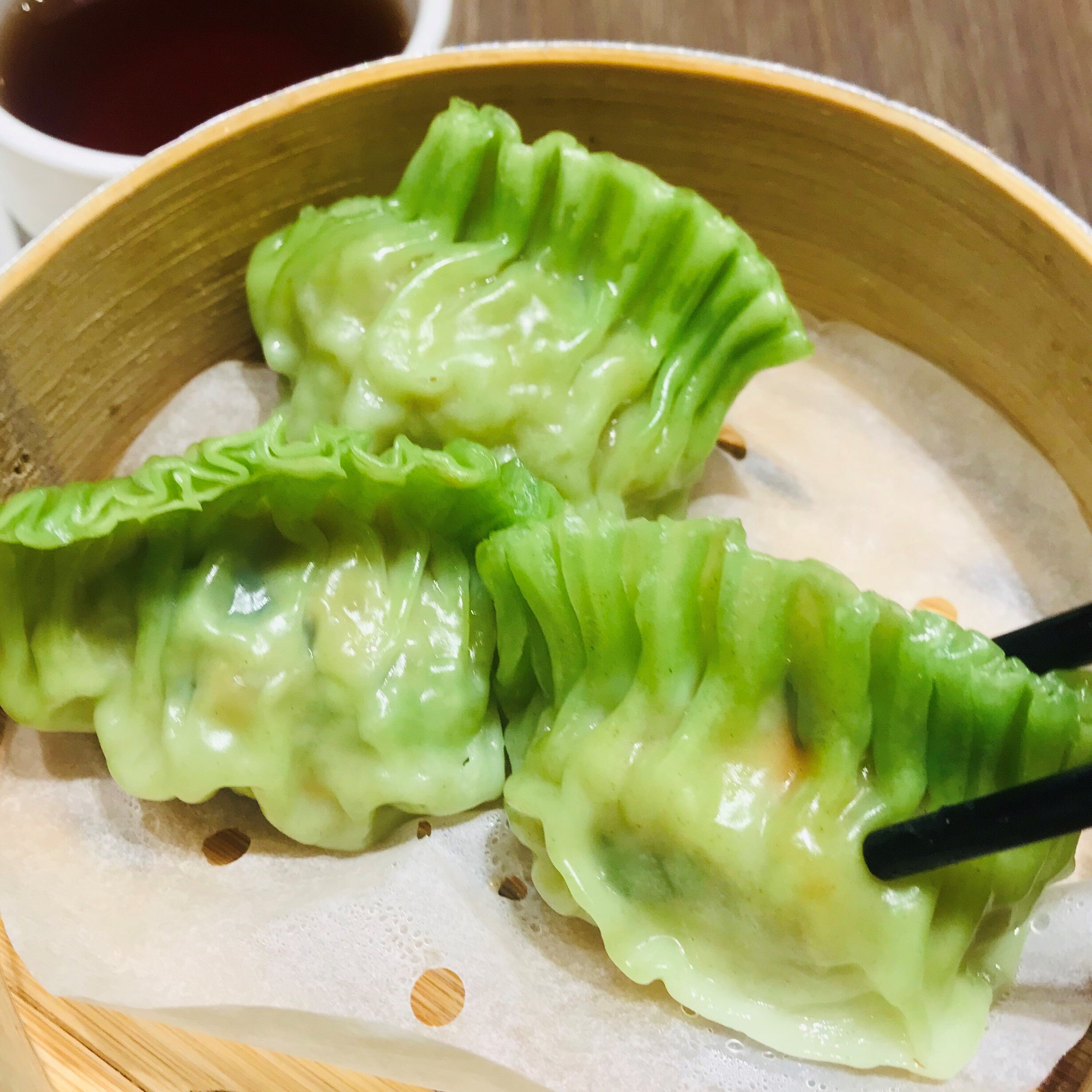 翡翠魚翅餃(全素)12顆/盒【素食】【港點】【寶達蔬食餐廳】【港式點心】