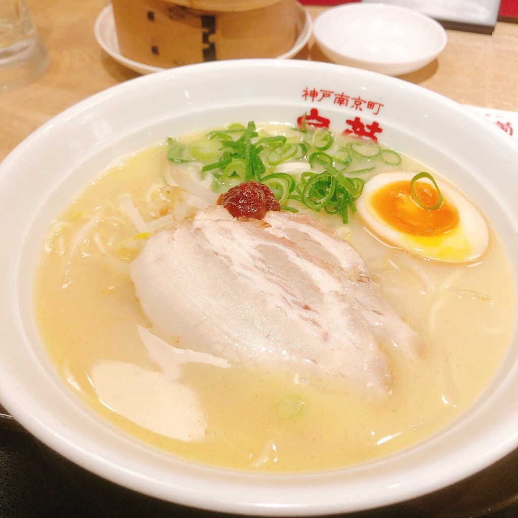 ユーザーが投稿した鶏白湯ラーメンの写真 - 実際訪問したユーザーが直接撮影して投稿した西中島ラーメン / つけ麺皇蘭 アルデ新大阪店の写真