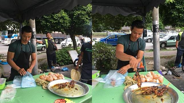 Gantengnya Kebangetan! Penjual Sate di Bazar Ramadan Ini Bikin Pelanggan Cewek Klepek-klepek