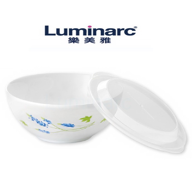 品牌：Luminarc 樂美雅規格：7吋湯碗*1、7吋微波蓋*1說明（特色）： 100％高密度結晶體純玻璃製品，表面堅硬光滑、無氣孔、不起化學變化，不沾污漬容易清洗。 扣壓式上蓋，掀開矽膠蓋後可直接插