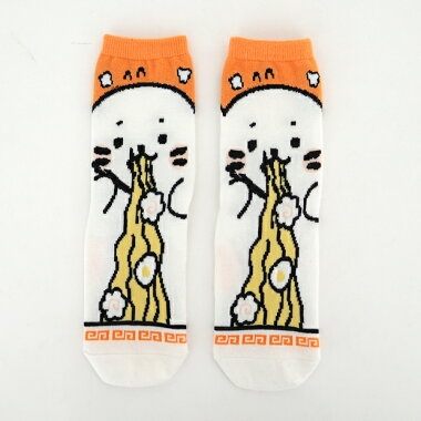 [熊熊eshop]Sirotan 小海豹拉麵模式襪子