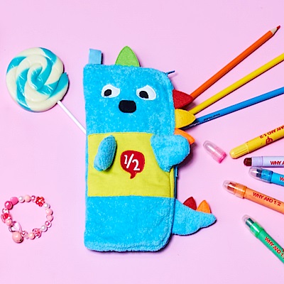 恐龍手偶多用途收納包,普普熊,1KB402