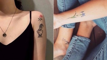 三心兩意又怕痛的女生都可以擁有紋身！這間韓國網店出品的清新系紋身貼紙，美得讓你不能抗拒！