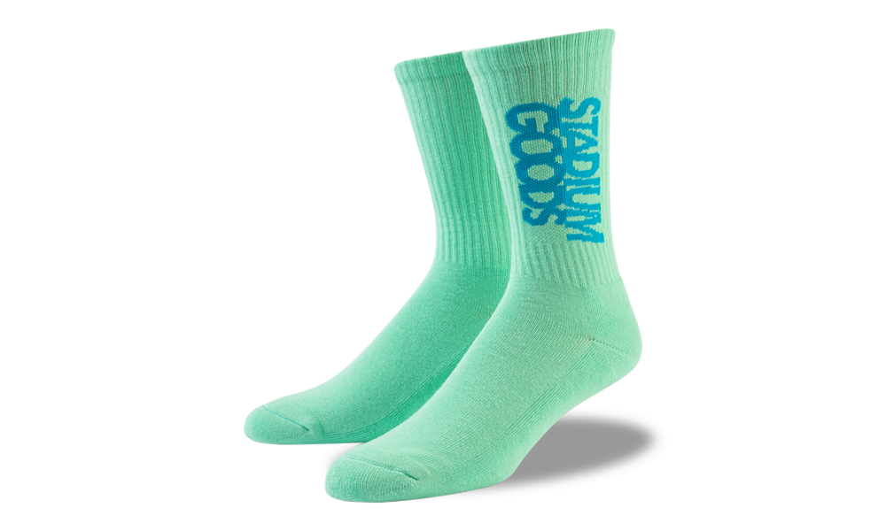 Crew Sock SGS0166 Aqua