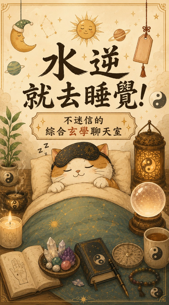 《水逆就去睡覺!不迷信的 綜合玄學聊天室》