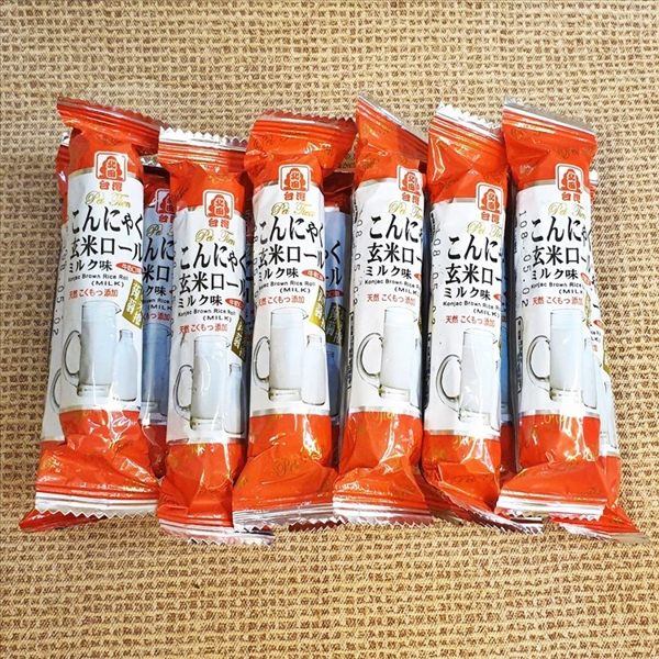 北田蒟蒻糙米捲-牛奶 600g【2019070800067】(台灣零食)