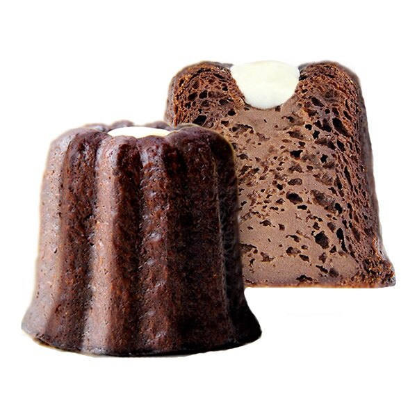 取用珍貴厄瓜多阿里巴可可豆，以天然蜂蠟反覆數次熱養銅模烤焙， 外層形成深色焦糖回脆口感，內層軟綿似布朗尼，品味濃純巧克力及酒香。