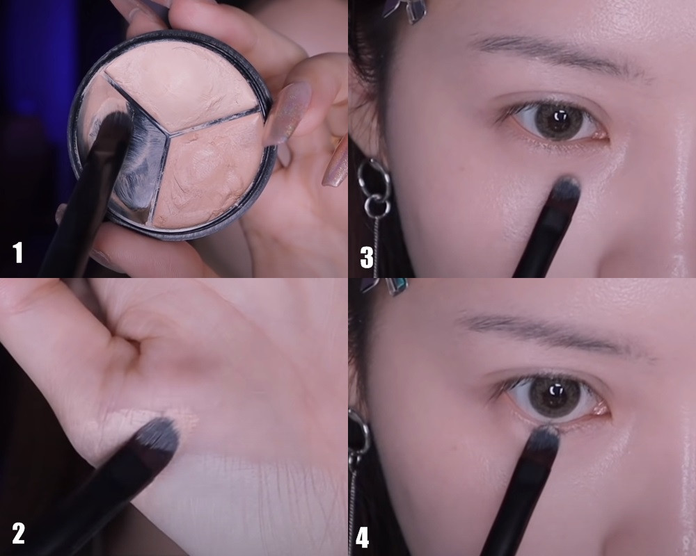 Pony偽素顏妝畫法3：眼下遮瑕很重要