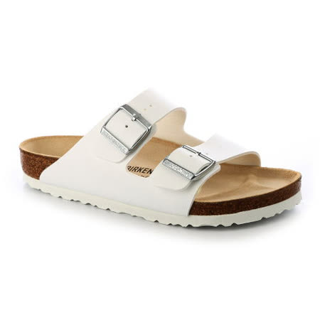 BIRKENSTOCK 051731。ARIZONA亞利桑那 經典二條拖鞋(白)