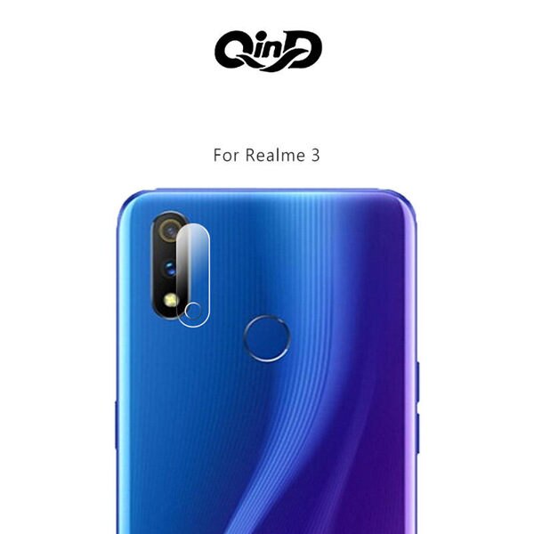 【愛瘋潮】99免運 QinD OPPO Realme 3 鏡頭玻璃貼(兩片裝) 鏡頭保護貼 硬度9H