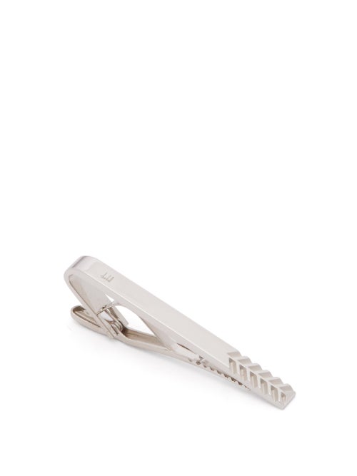 Dunhill - Pedal Stack Metal Tie Bar - Mens - Silver