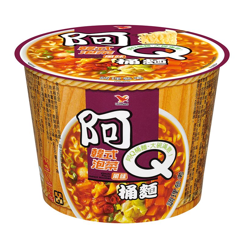 統一阿Q桶麵韓式泡菜麵 102g