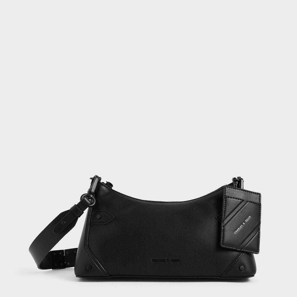 運動風鍊條斜背包