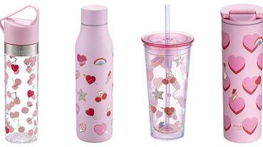 粉紅控的星巴克專屬週邊來了！星巴克推出2020情人節限定商品～獨角獸、棉花糖、愛的手勢塗鴉馬克杯全都滿滿粉紅色！